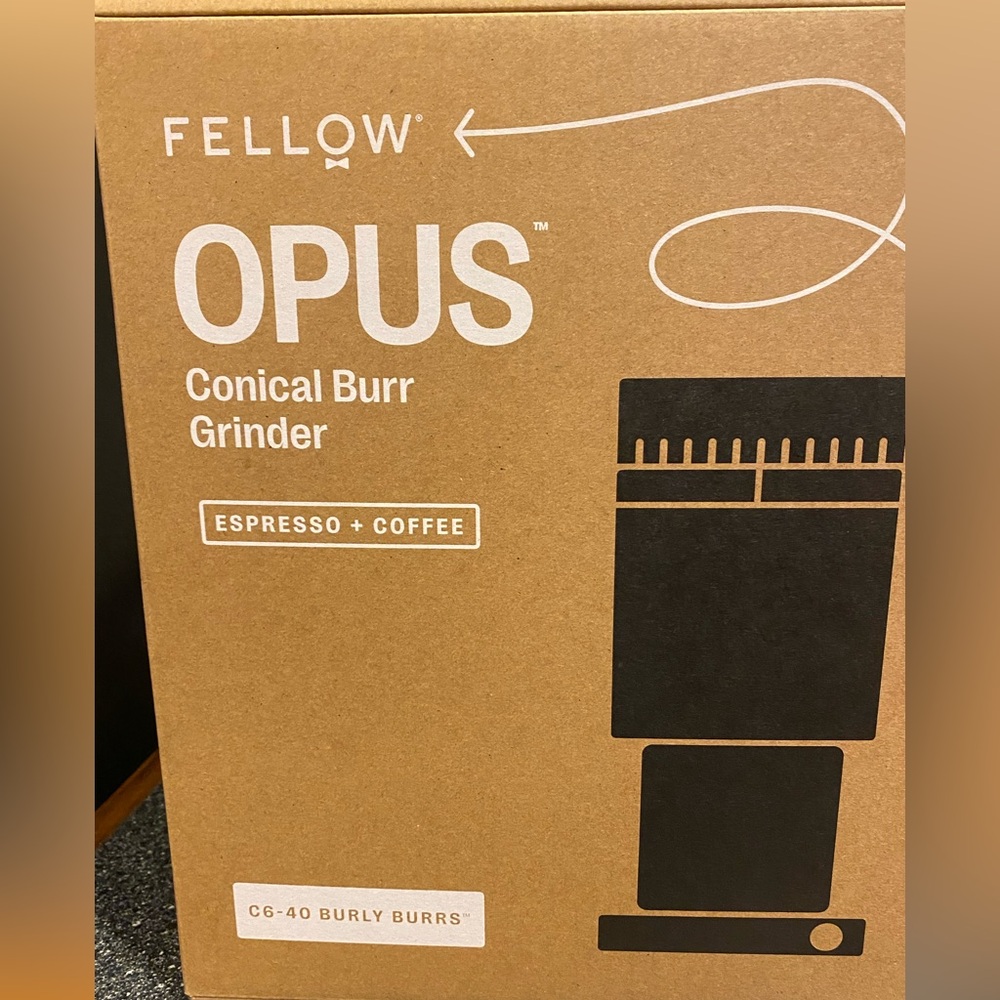 Fellow Opus Conical Burr Grinder - Black